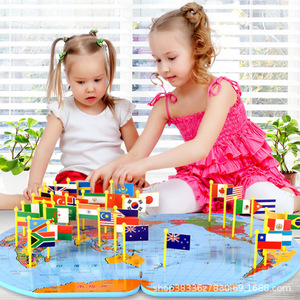 <span class=keywords><strong>Mappa</strong></span> <span class=keywords><strong>del</strong></span> <span class=keywords><strong>Mondo</strong></span> in Legno per l'Apprendimento della Cartografia e della Geografia - Product Image 2