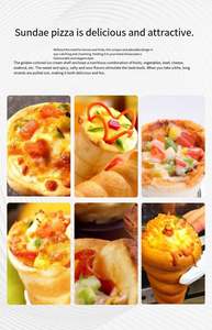 Machine automatique à 4 moules pour la fabrication de cornets de pizza croustillants, de cornets de glace, de gaufrettes, de coupes à sucre, de rouleaux d'œufs et de cornets de gaufres - Product Image 6