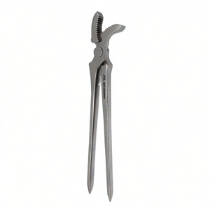 Pinza de Acero Inoxidable Reutilizable de Primera Calidad para Clavos de Herradura, Pinza Curva de Alta Calidad para Clavar Clavos de Herradura, Pinza Profesional para Animales Grandes - Product Image 1