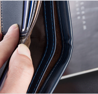 Dompet Lipat Tipis Baellerry Grosir, Dompet Bisnis Pintar Dengan Klip, Dompet Uang Pria Bermerek
