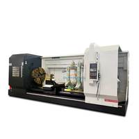 Centre de tournage CNC CK61125 de haute rigidité et de précision, grande portée, robuste, horizontal, pour la fabrication des métaux
