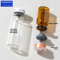 Ampoules en verre 3-30 ml, flacons échantillon de sérum 5 ml, poudre lyophilisée 10 ml, capuchon aluminium-plastique IP55