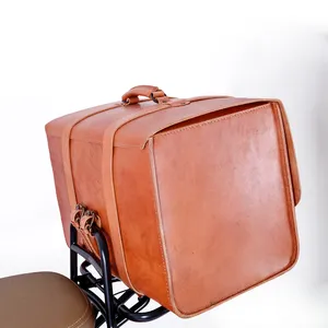 Malas Para Motos Tail Boxes Motorcycle Parts Cowhide Soft Genuine Storage Carry Box Leather Bag