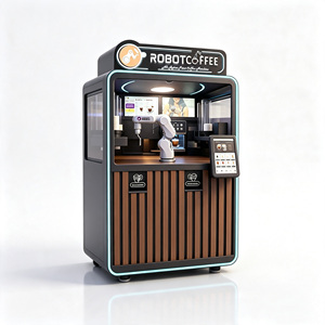 <span class=keywords><strong>Robot</strong></span> de café à 6 axes avec impression latte, nouvelle version, 26 saveurs, distributeur automatique de café sans personnel pour centres commerciaux et restaurants - Product Image 1