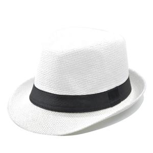 Promocional al por mayor verano sol playa Trilby niños adultos Casual <span class=keywords><strong>cubano</strong></span> Panamá sombrero de paja Fedora - Product Image 6