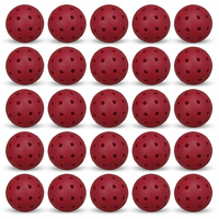 Balles de Pickleball Extérieur 40 trous Couleur Sur Mesure PE Moulé par Rotation