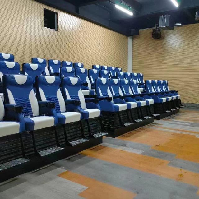 6-Axis 5D Motion Simulator Chair for VR Entertainment Dynamic Platform with 4D Special Effects System