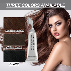 Thảo Dược tóc kem cho tóc dễ dàng màu và đen nhẹ lâu dài nhẹ nhàng trên da đầu - Product Image 6