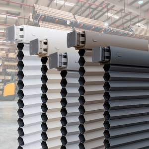 Tùy Chỉnh Cửa Sổ Màu Phòng Darkening Di động Màu Không Dây Dễ Dàng Cài Đặt Không Có Khoan Không Có Công Cụ Màn Tổ Ong Rèm - Product Image 1