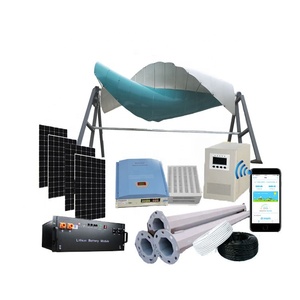 Générateur éolien à axe vertical en spirale 3KW 48V, triphasé AC, aimanté, IP54 RX-SV2-3000, générateur éolien 5kw - Product Image 1