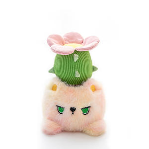 Feiya 2026 Juguetes de Peluche en Forma de Corazón para Cumpleaños, Venta al por Mayor, Súper Suaves, de Algodón PP, <span class=keywords><strong>Gato</strong></span> de Peluche, Cactus, Árbol del Dinero, Adorno de Oficina - Product Image 5