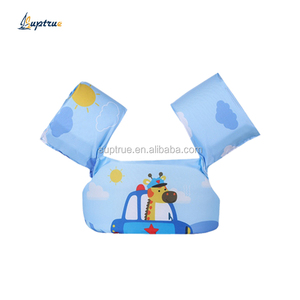 <span class=keywords><strong>Gilet</strong></span> de <span class=keywords><strong>sauvetage</strong></span> flottant pour bébé avec manches de dessin animé, bouée de natation EPE, brassard flottant et combinaison de flottabilité en mousse - Product Image 1