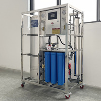 Grand équipement commercial de traitement de l'eau par osmose inverse purificateur d'eau désionisé à boire direct 1 an d'eau pure 220v