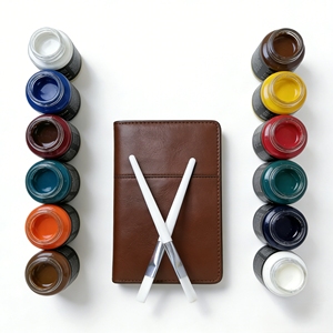 <span class=keywords><strong>Pintura</strong></span> <span class=keywords><strong>para</strong></span> Cuero No Tóxica a Base de Agua, Acrílica, Inodora, Permanente, Flexible, 12 Colores, <span class=keywords><strong>para</strong></span> Lienzo, Zapatillas, Bolsos y Manualidades - Product Image 4