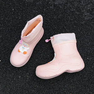 Botas de Chuva Femininas com Solado Grosso Leves Antiderrapantes Botas de Solado Macio para Uso Externo Botas Resistentes à Água - Product Image 3