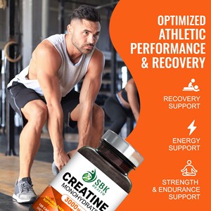 Wholesale Creatine Monohydrate Capsules Promote Muscle Recovery Boost Explosiveness Energy Capsule <b>Supplement</b> - Product Image 6