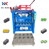 Production de briques populaires au Ghana : Machine à fabriquer des briques 4-35, machine de formage de blocs de ciment personnalisable