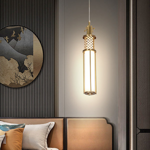 Chinese Style Wall Lamp Led E27 Switch Control For Villa Hotel <b>Corridor</b> Living Room Tea Room Long Pole Background <b>Lighting</b> - Product Image 4