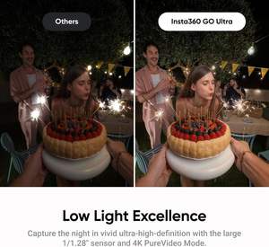 Insta360 GO Caméra vidéo de poche Ultra Caméra de sport 4K Vlog - Product Image 3