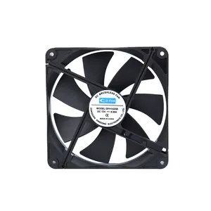 Endüstriyel egzoz radyatör ventillator 14025 24v 140mm 12v bilgisayar kasası dc eksenel fan