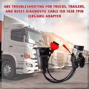 Camión EBS ISO 7638 OBD2 Cable adaptador de diagnóstico de remolque para, para Autel, para <span class=keywords><strong>Autocom</strong></span> y muchos otros vehículos de camión - Product Image 4