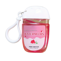 Gel désinfectant pour les mains antibactérien parfumé à l'alcool avec clip, savon pour les mains à base de glycérine