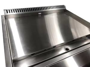 Penjualan laris perlengkapan katering pelat datar baja antikarat stasiun wajan Gas BBQ komersial - Product Image 4