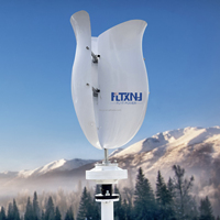 Éoliennes de 1000 watts Éoliennes verticales Turbine Système d'énergie électrique sur le toit 1Kw 2Kw 3Kw 5Kw Éolienne sur le réseau