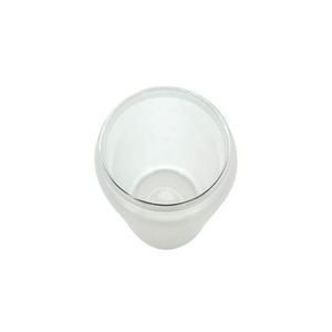 Gobelet givré vierge pour sublimation 16 oz, verre à bière en forme de canette 16 oz avec couvercle en bambou et paille - Product Image 3