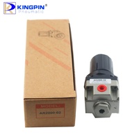 Régulateur de pression d'air numérique SMC AirTool KINGPIN pneumatique AR2000 02 1/4 pouce pour transmission de camion avec manomètre