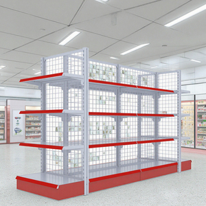 Estante metálico de un solo lado <span class=keywords><strong>para</strong></span> <span class=keywords><strong>pequeños</strong></span> supermercados Estante de exhibición de Servicio Ligero <span class=keywords><strong>para</strong></span> un fácil montaje <span class=keywords><strong>para</strong></span> tiendas de comestibles y tiendas - Product Image 3