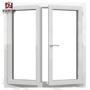 Fenêtre à <span class=keywords><strong>battant</strong></span> moderne en <span class=keywords><strong>PVC</strong></span>/UPVC à <span class=keywords><strong>double</strong></span> <span class=keywords><strong>vitrage</strong></span>, insonorisée, isolante thermiquement, étanche et coupe-vent, pour hôpital et appartement - Product Image 4