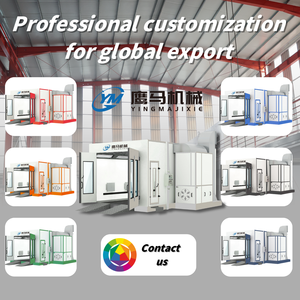 Cabine de <span class=keywords><strong>peinture</strong></span> automobile entièrement automatique à chauffage infrarouge durable et respectueuse de l'environnement pour véhicules berlines en milieu professionnel - Product Image 6