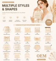 Pochette en coton sergé blanc imprimée sur mesure avec cordon de serrage et ruban logo cœur, petit sac cadeau pour faveurs de mariage