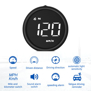 <span class=keywords><strong>Mini</strong></span> projecteur LED universel de remplacement pour voiture de 2,5 pouces avec GPS intégré, surveillance de la vitesse et distance de conduite - Product Image 4