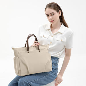 Bolso para Portátil de 16 Pulgadas para Mujer, 2025, Nuevo, Casual, Moderno, para Viajes Diarios, Bolso de Mano, Color Sólido, Maletín de Negocios - Product Image 3