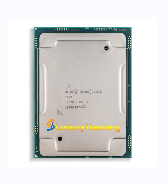 Server Processor 18-core Intel Xeon Gold 6150 2.7GHz 24.75MB 165W Processor Server CPU 6142 6144 6148