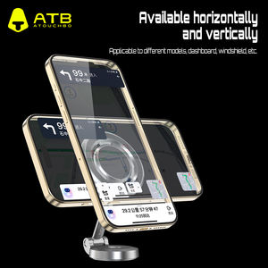 Soporte de teléfono de coche giratorio 360 magnético superfuerte de aleación personalizada para iPhone 14 Pro Max soporte de coche magnético - Product Image 6