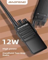 Talkie-walkie haute puissance longue portée, radio bidirectionnelle pour chantier, hôtel, randonnée en plein air, camping, voyage, radio CB indispensable