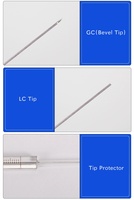 Lab Use Manual GC Bevel Tip 0.5ul-1000ul Glass Microliter Syringe with Needle Laboratory Syringes