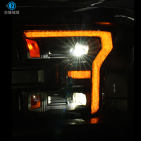 15-20 pour Ford Raptor F150 ensemble de phares à LED de voiture, feux de jour jaunes, phares modifiés et améliorés.