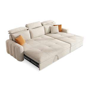 2025 nueva sala de estar multifuncional concubina plegable y estiramiento pequeña unidad sofá <span class=keywords><strong>cama</strong></span> integrado se puede utilizar como <span class=keywords><strong>cama</strong></span> - Product Image 3