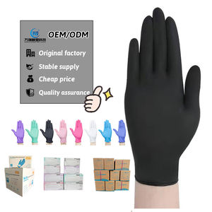 Gants jetables en nitrile <span class=keywords><strong>pour</strong></span> l'industrie alimentaire, le nettoyage ménager, la cuisine, l'hôtellerie, le nail art, la manucure, les salons de beauté, les tatouages - Product Image 1