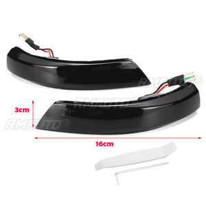 2 luces LED de señal de giro secuencial para espejo retrovisor lateral, indicador dinámico intermitente para Ford Focus Mk2 Mk3 08-16 Mondeo Mk4 - Product Image 3