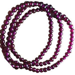 ลูกปัด<span class=keywords><strong>โกเมน</strong></span>ทรงกลมสีแดงธรรมชาติขนาด2-6มม. - Product Image 2