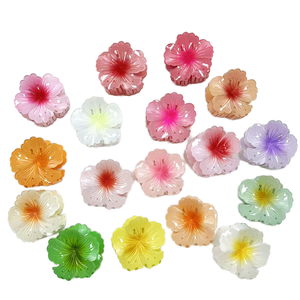 Barrettes à cheveux en acrylique fleuries quotidiennes GUIYAN pour femmes et filles - Style européen américain, toutes occasions, stock d'usine - Product Image 1