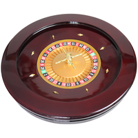 Professionnel 18 ''20'' 22 ''32" Ruleta en bois massif Casino jeu de divertissement bois simple 0 & Double 00 roue de Roulette russe