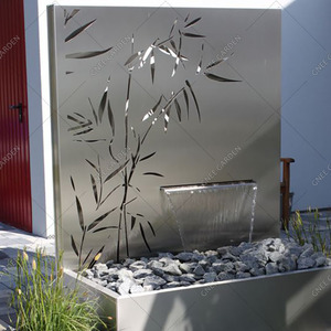 Fontaines <span class=keywords><strong>d</strong></span>'eau en acier corten, design <span class=keywords><strong>moderne</strong></span>, pour l'extérieur et l'intérieur, art de jardin - Product Image 5