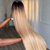Wig Rambut Lurus Vietnam Mentah 30 Inch Full 13*4 Transparan Depan Dapat Disesuaikan Wig Lurus Panjang Kelas 10A Wig Rambut Brasil