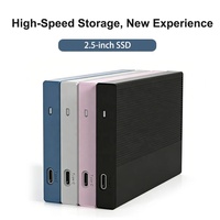 SSD Portabel USB 3.2 Nandstor Factory dengan Logo Kustom, Solid State Drive Berkinerja Tinggi untuk PC dan MacBook